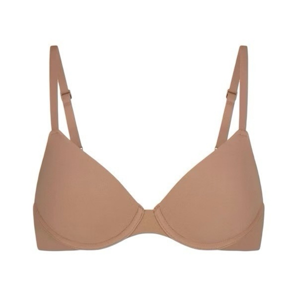 Skims Fits Everybody Unlined Demi Bra Sienna Beige 38DDD BA-DEM-9220
